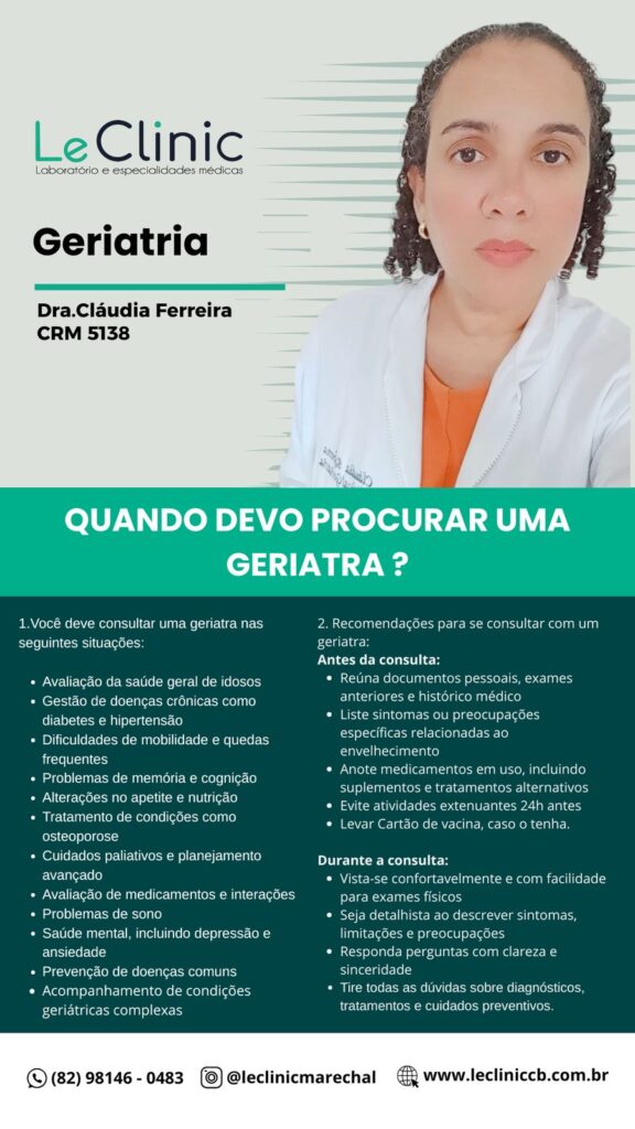 Dra.Cláudia Ferreira – Geriatria – CRM5138 – Marechal