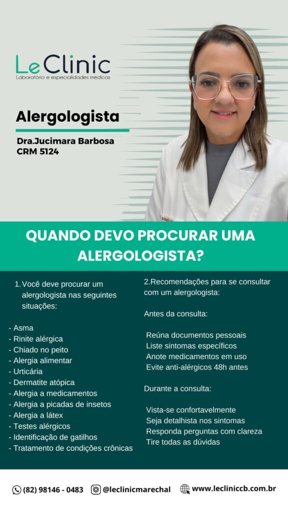 Dra.Juciara Barbosa – Alergologia – CRM 5124 – Marechal