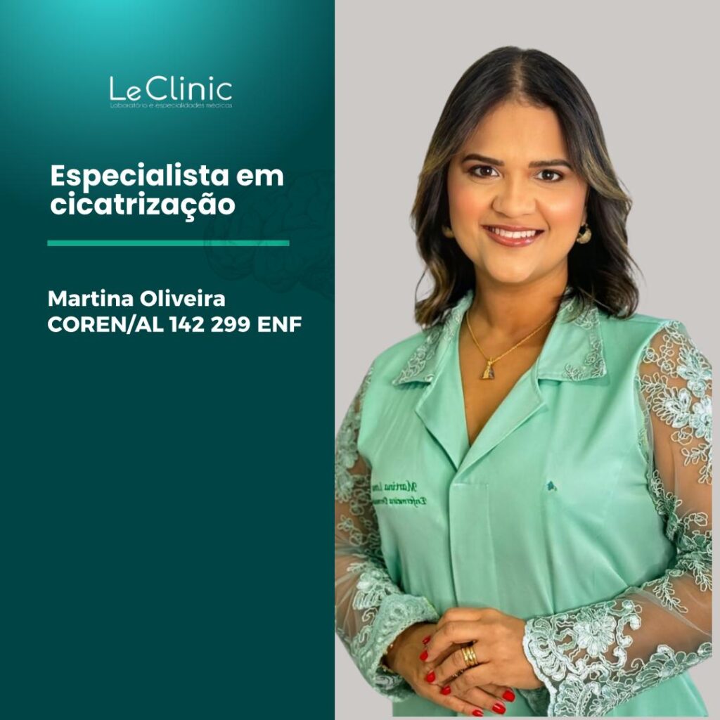 Martina Oliveira – Especialista em Cicatrização – COREN/AL  142 299 ENF – Marechal
