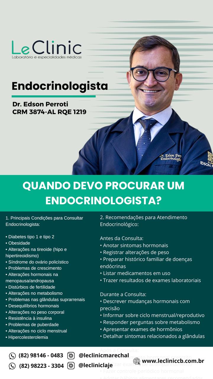 Dr.Edson Perrotti – Endocrinologista – CRM3874 – Marechal / Laje